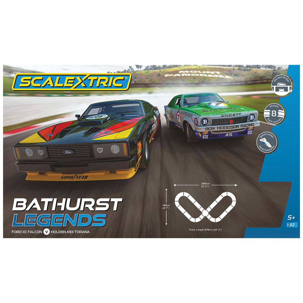 SCALEXTRIC 1/32 AUSTRALIAN BATHURST LEGENDS SLOT CAR SET