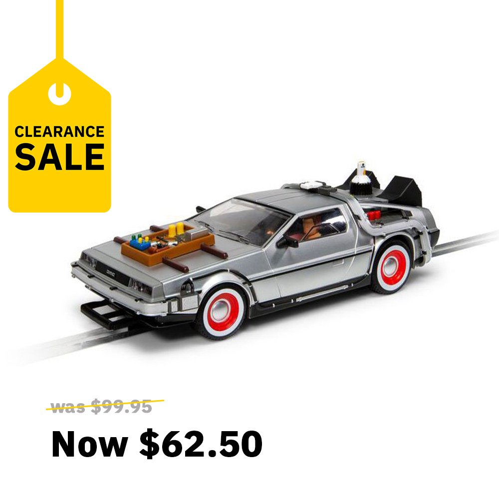 SCALEXTRIC 1/32 BACK TO THE FUTURE 3 TIME MACHINE SLOT CAR