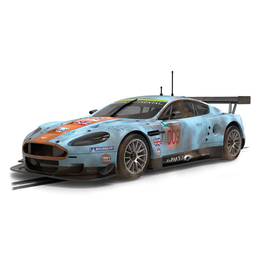 SCALEXTRIC 1/32 ASTON MARTIN DBR9 GULF EDITION - ROFGO 'DIRTY GIRL' SLOT CAR