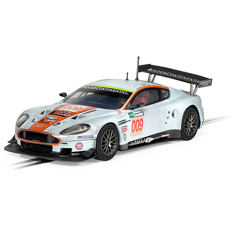 SCALEXTRIC 1/32 ASTON MARTIN DBR9 GULF EDITION - ROFGO 'DIRTY GIRL' SLOT CAR