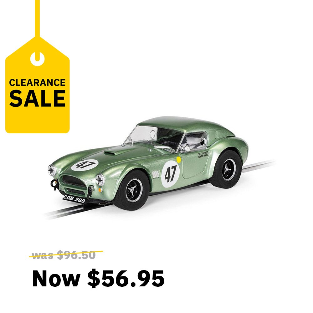 SCALEXTRIC 1/32 SHELBY COBRA 289 - COB289 BILL SHEPHERD SLOT CAR