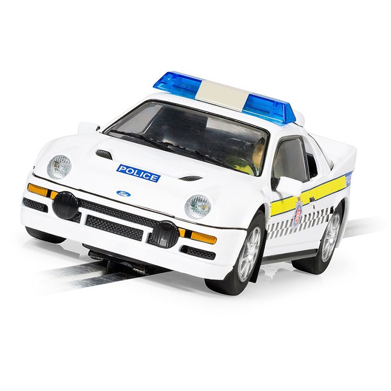 SCALEXTRIC 1/32 FORD RS200 - POLICE EDITION SLOT CAR