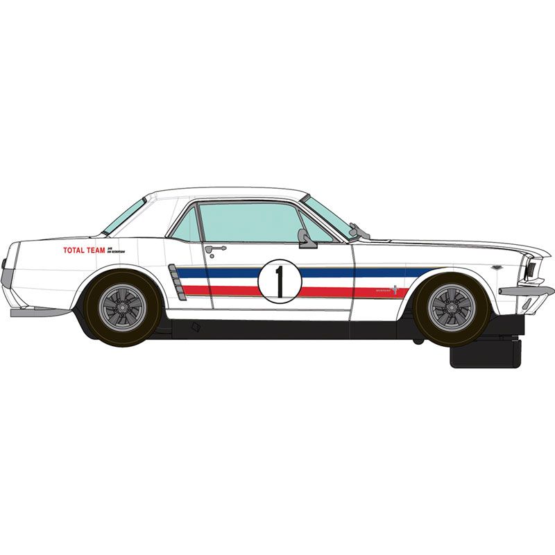 SCALEXTRIC 1/32 FORD MUSTANG 1965 ATCC - IAN GEOGHEGAN SLOT CAR