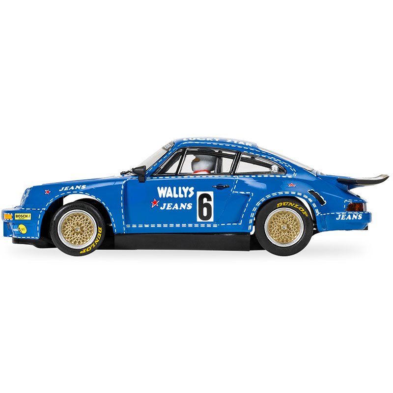 SCALEXTRIC 1/32 PORSCHE 911 CARRERA RSR 3.0 - WALLYS JEANS SLOT CAR