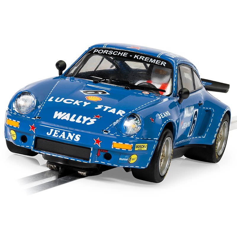 SCALEXTRIC 1/32 PORSCHE 911 CARRERA RSR 3.0 - WALLYS JEANS SLOT CAR