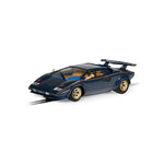 SCALEXTRIC 1/32 LAMBORGHINI COUNTACH - WALTER WOLF BLUE AND GOLD SLOT CAR