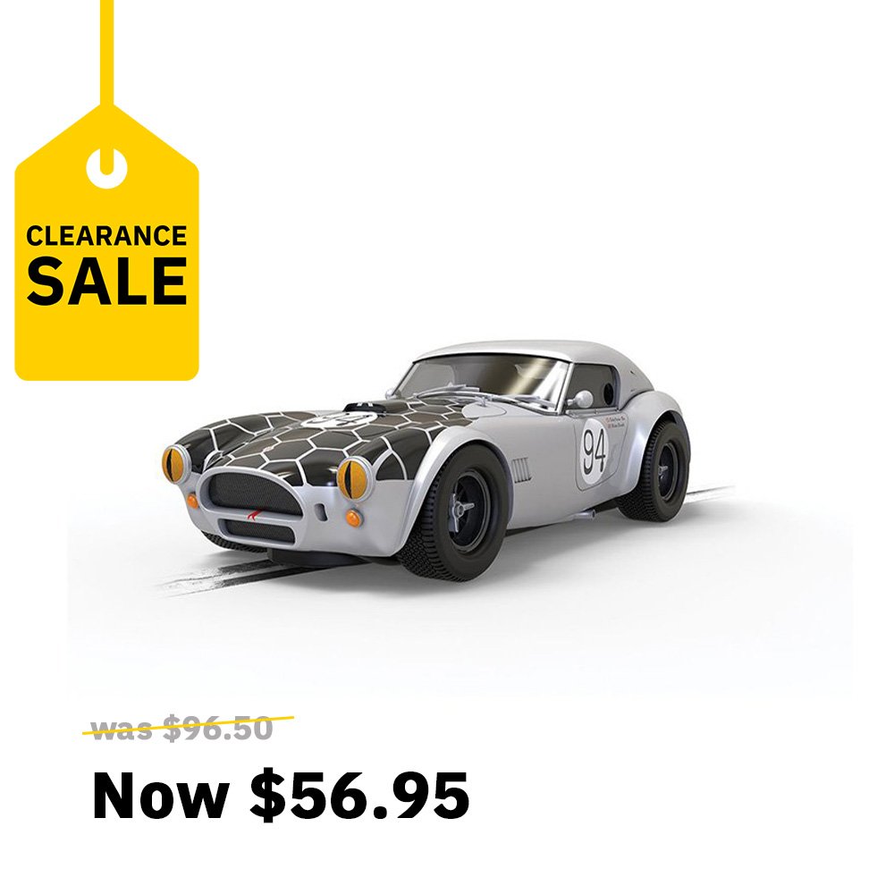 SCALEXTRIC 1/32 SHELBY COBRA 289 CSX2201 - SNAKE EYES SLOT CAR