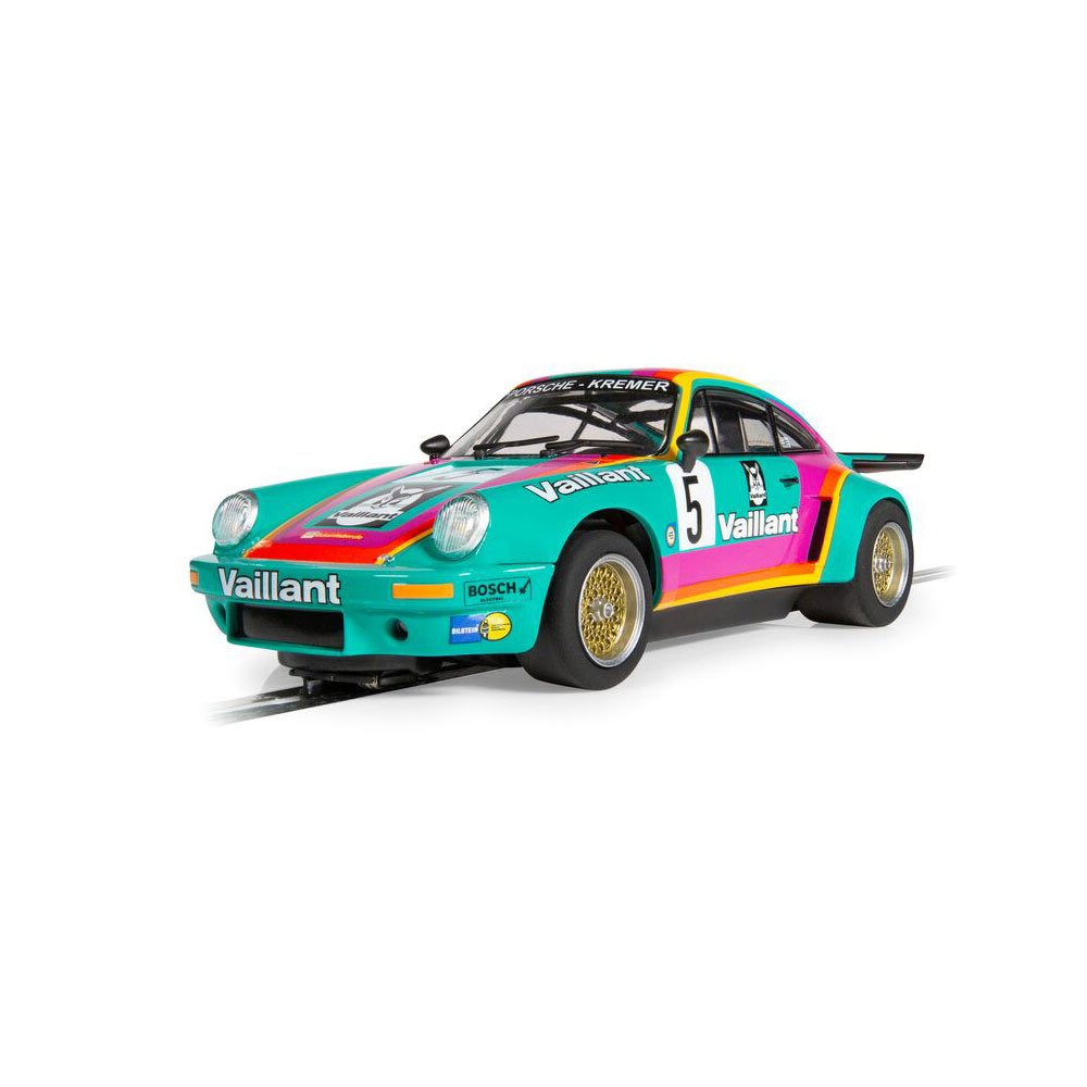 SCALEXTRIC 1/32 PORSCHE 911 3.0 RSR - VAILLANT SLOT CAR