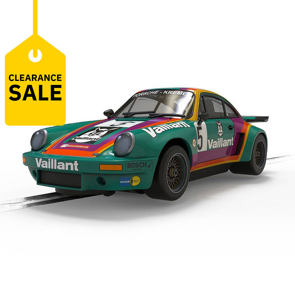 SCALEXTRIC 1/32 PORSCHE 911 3.0 RSR - VAILLANT SLOT CAR