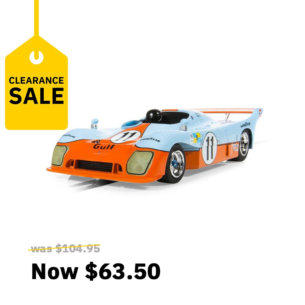 SCALEXTRIC 1/32 MIRAGE GR8 GULF - 1975 LEMANS WINNER SPECIAL EDITION SLOT CAR