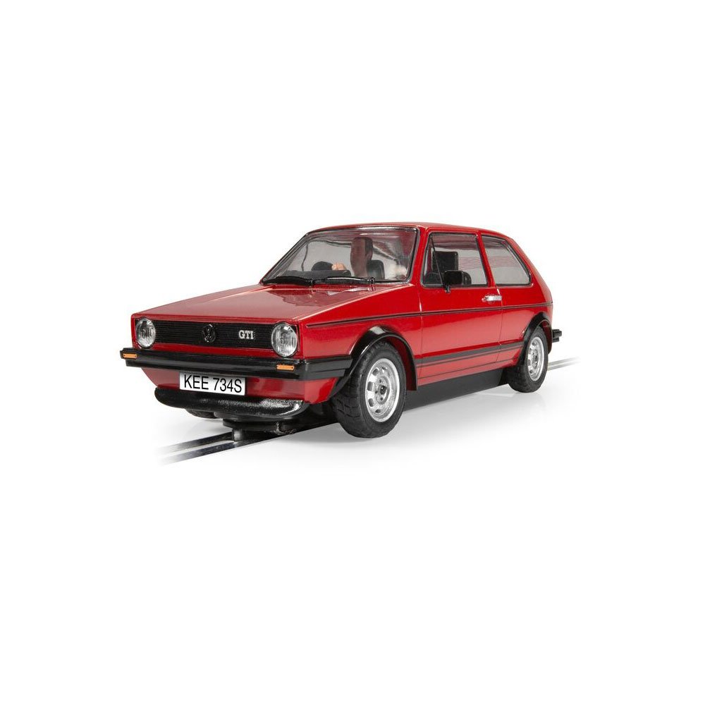 SCALEXTRIC 1/32 VOLKSWAGEN GOLF GTI - RED SLOT CAR