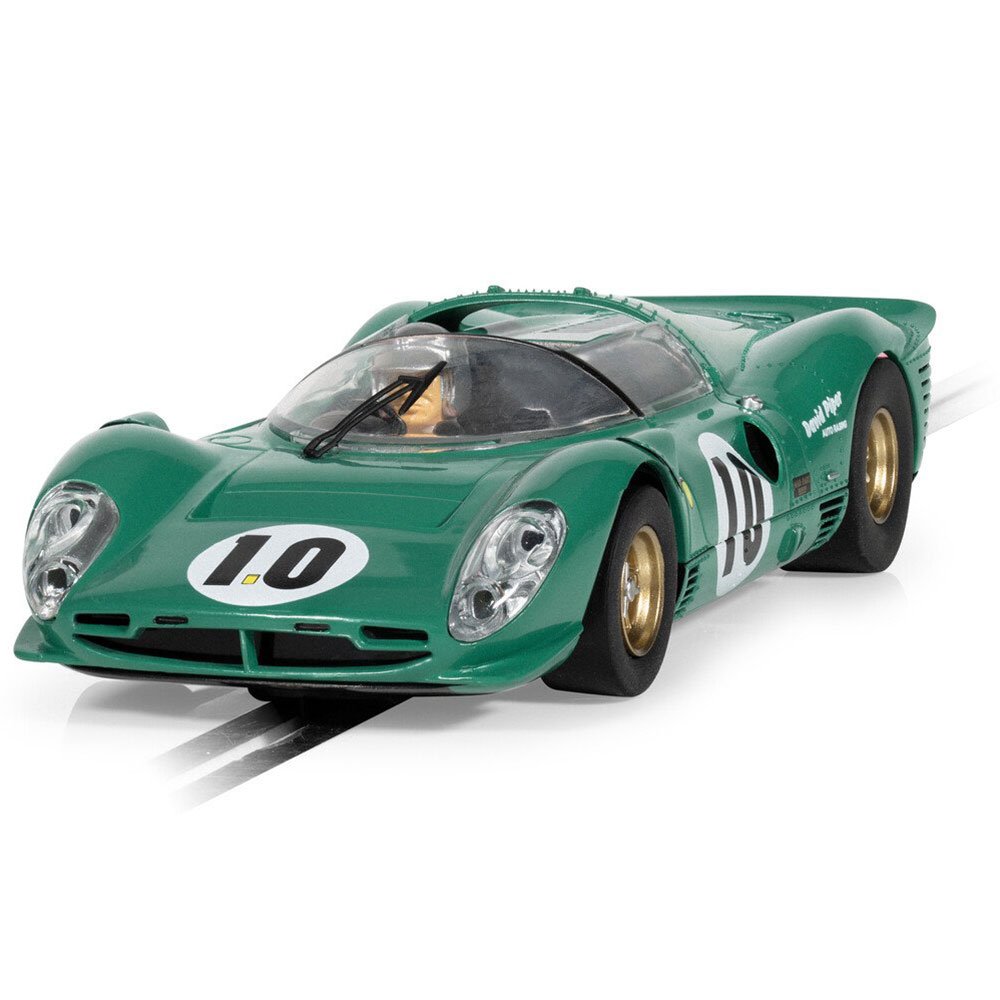SCALEXTRIC 1/32 330 P4 GREEN - DAVID PIPER SLOT CAR