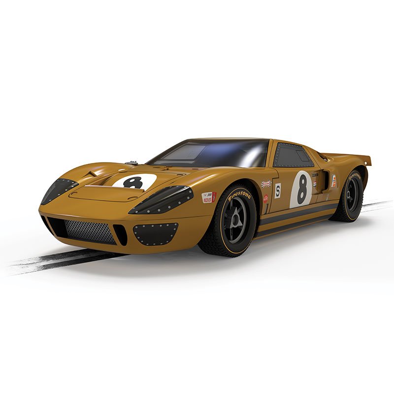 SCALEXTRIC 1/32 FORD GT40 -  1968 BOAC 500 SLOT CAR