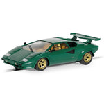 SCALEXTRIC 1/32 LAMBORGHINI COUNTACH - GREEN SLOT CAR