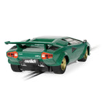 SCALEXTRIC 1/32 LAMBORGHINI COUNTACH - GREEN SLOT CAR