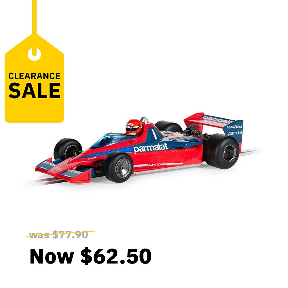 SCALEXTRIC 1/32 BRABHAM BT46 - 1978 ITALIAN GP NIKKI LAUDA SLOT CAR
