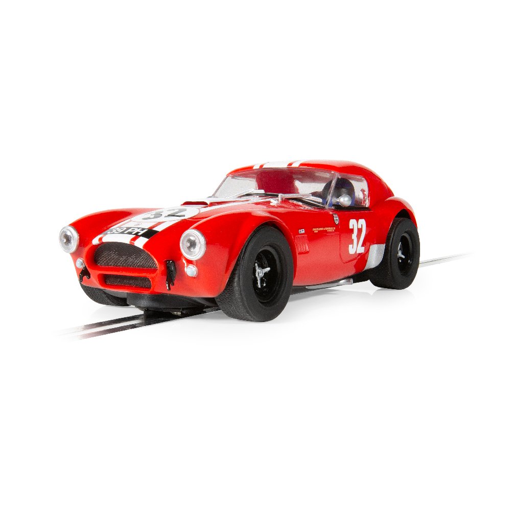 SCALEXTRIC 1/32 SHELBY COBRA 289 RED 39PH SLOT CAR