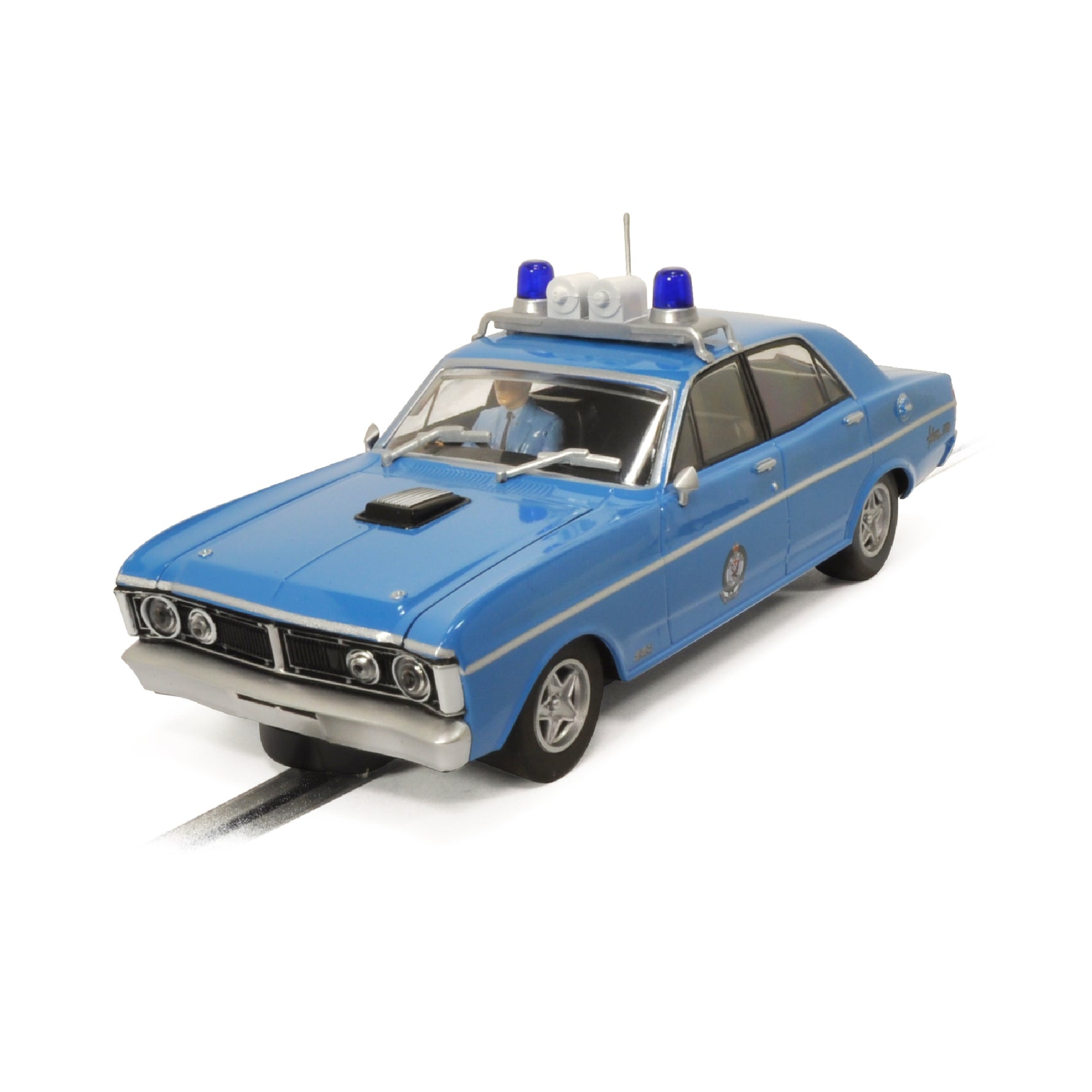 SCALEXTRIC 1/32 FORD XY POLICE CAR - AUS EXCLUSIVE SLOT CAR