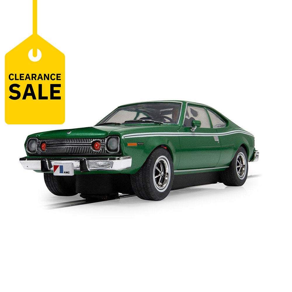 SCALEXTRIC 1/32 AMC HORNET - GREEN SLOT CAR