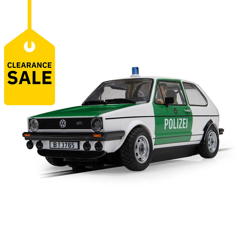 SCALEXTRIC 1/32 VOLKSWAGEN GOLF MK1 - POLIZEI SLOT CAR