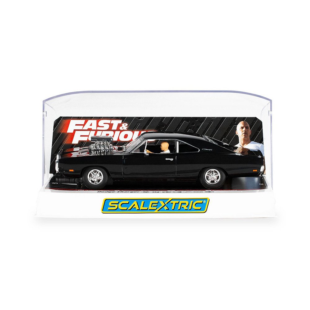 SCALEXTRIC 1/32 DODGE CHARGER - THE FAST AND THE FURIOUS DOM TORETTO SLOT CAR