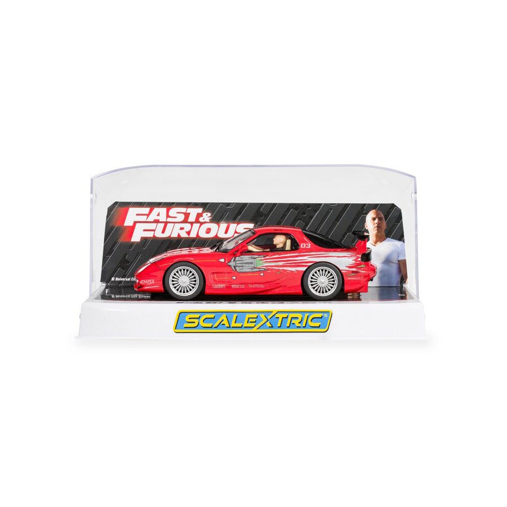 SCALEXTRIC 1/32 MAZDA RX7 - THE FAST AND THE FURIOUS DOM TURETTO SLOT CAR