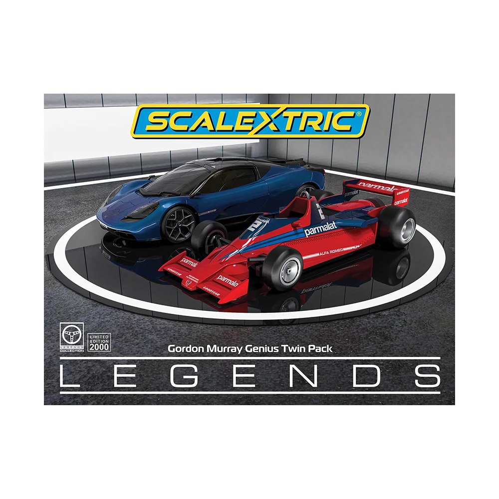 SCALEXTRIC 1/32 GORDON MURRAY DESIGN GENIUS SLOT CAR TWIN PACK