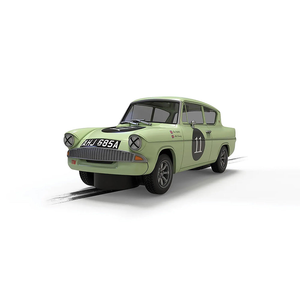 SCALEXTRIC 1/32 FORD ANGLIA 105E - THEO PAPHITIS SLOT CAR