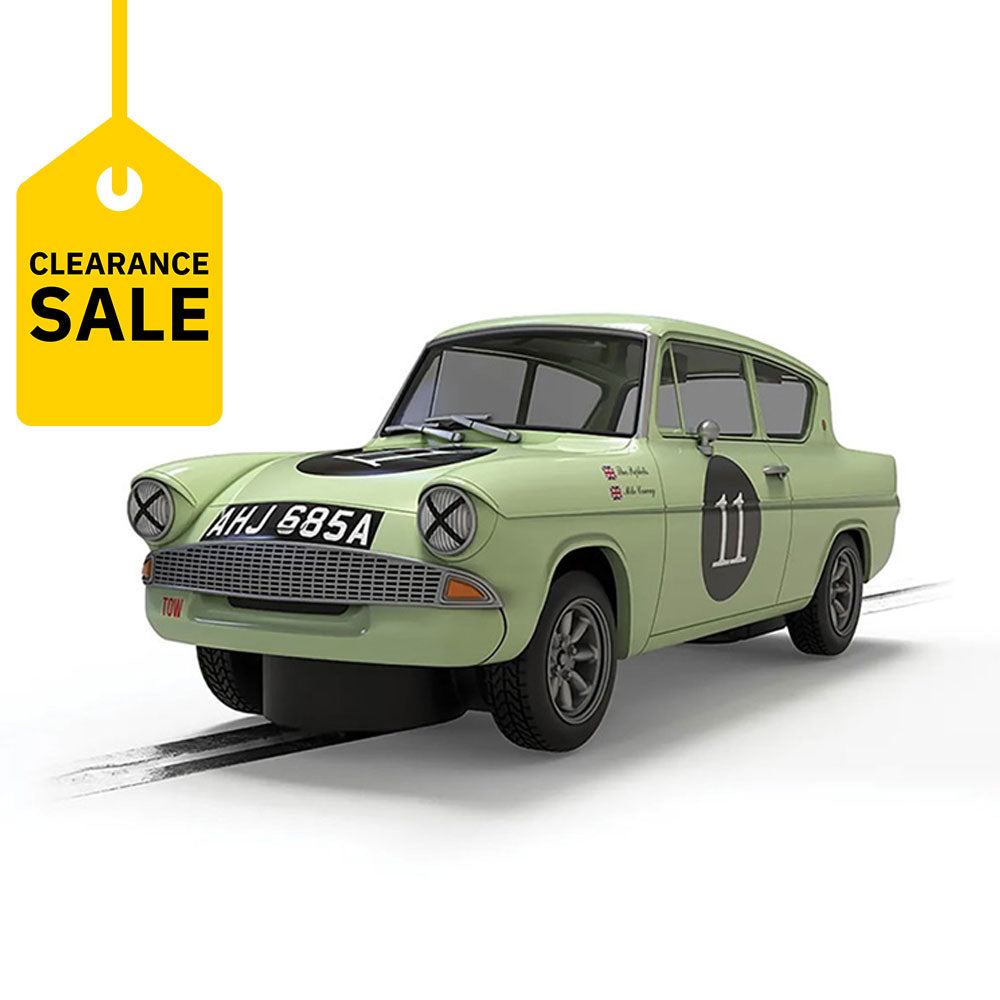 SCALEXTRIC 1/32 FORD ANGLIA 105E - THEO PAPHITIS SLOT CAR