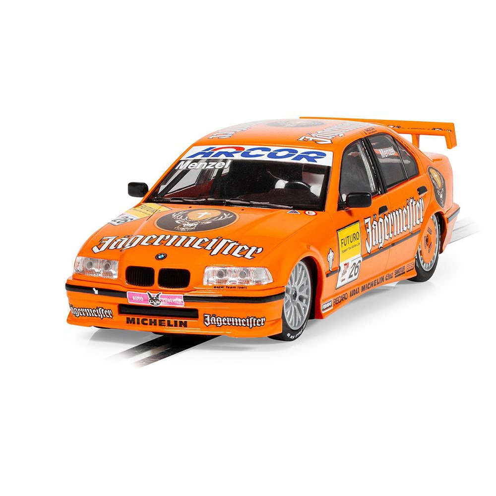 SCALEXTRIC 1/32 BMW E36 320I - 1996 STW JAGERMEISTER SLOT CAR