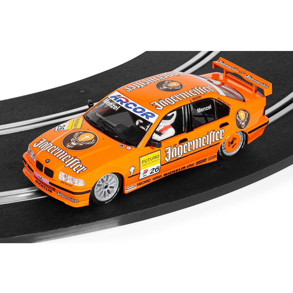 SCALEXTRIC 1/32 BMW E36 320I - 1996 STW JAGERMEISTER SLOT CAR