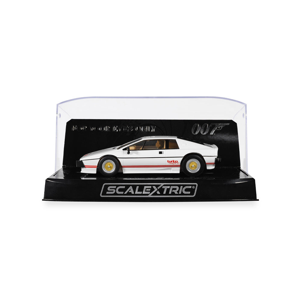 SCALEXTRIC 1/32 JAMES BOND LOTUS ESPRIT TURBO WHITE - FOR YOUR EYES ONLY SLOT CAR