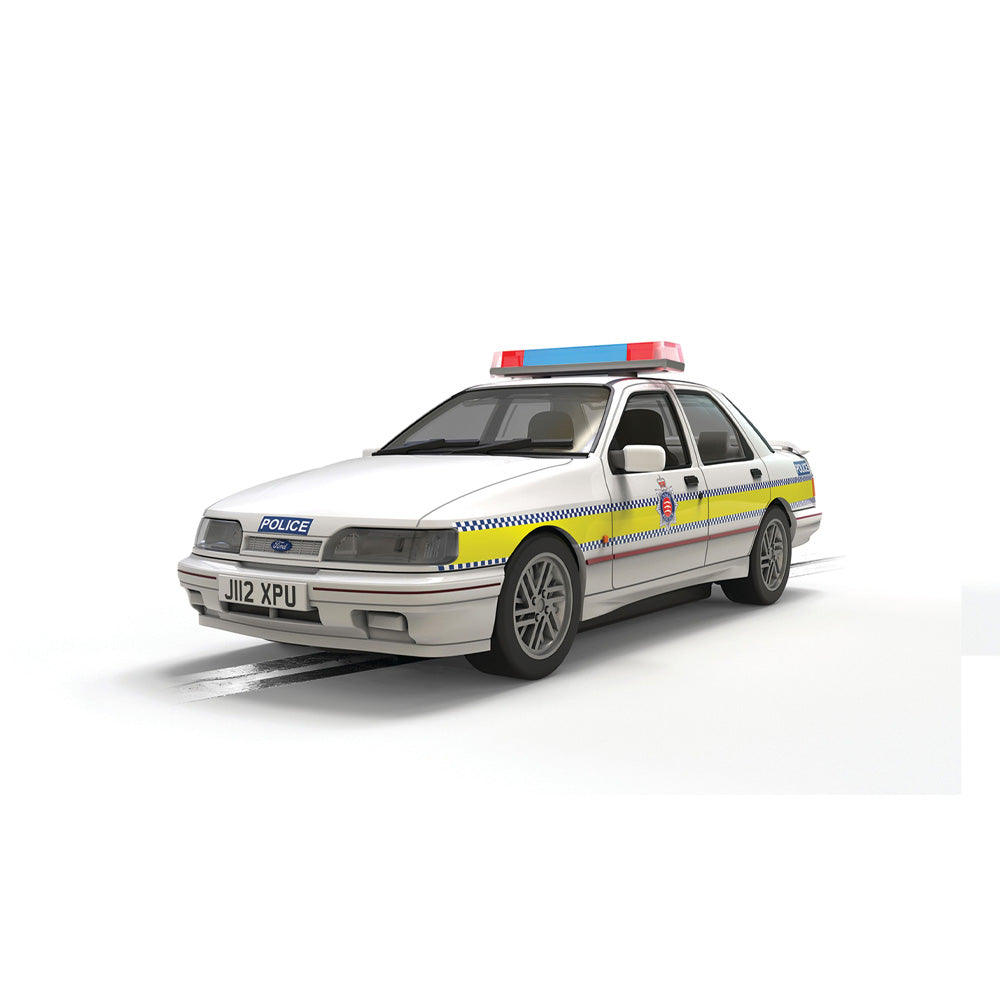SCALEXTRIC 1/32 FORD SIERRA SAPPHIRE POLICE CAR SLOT CAR
