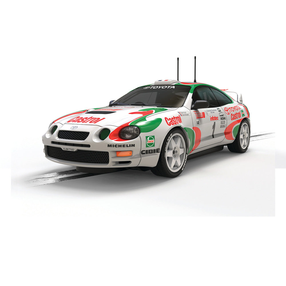 SCALEXTRIC 1/32 TOYOTA CELICA GTFOUR DIDIER AURIOIL 1995 WRC SLOT CAR
