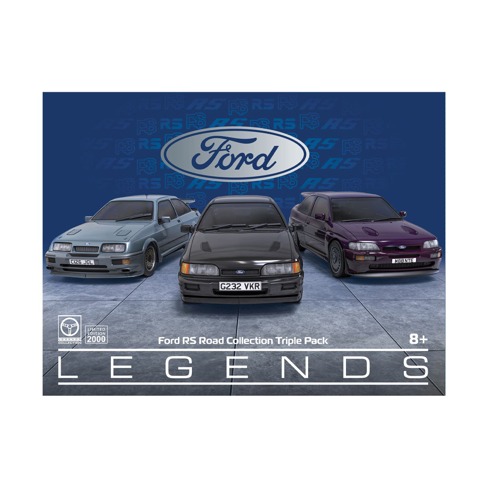 SCALEXTRIC 1/32 FORD RS ROAD COLLECTION TRIPLE PACK SLOT CAR