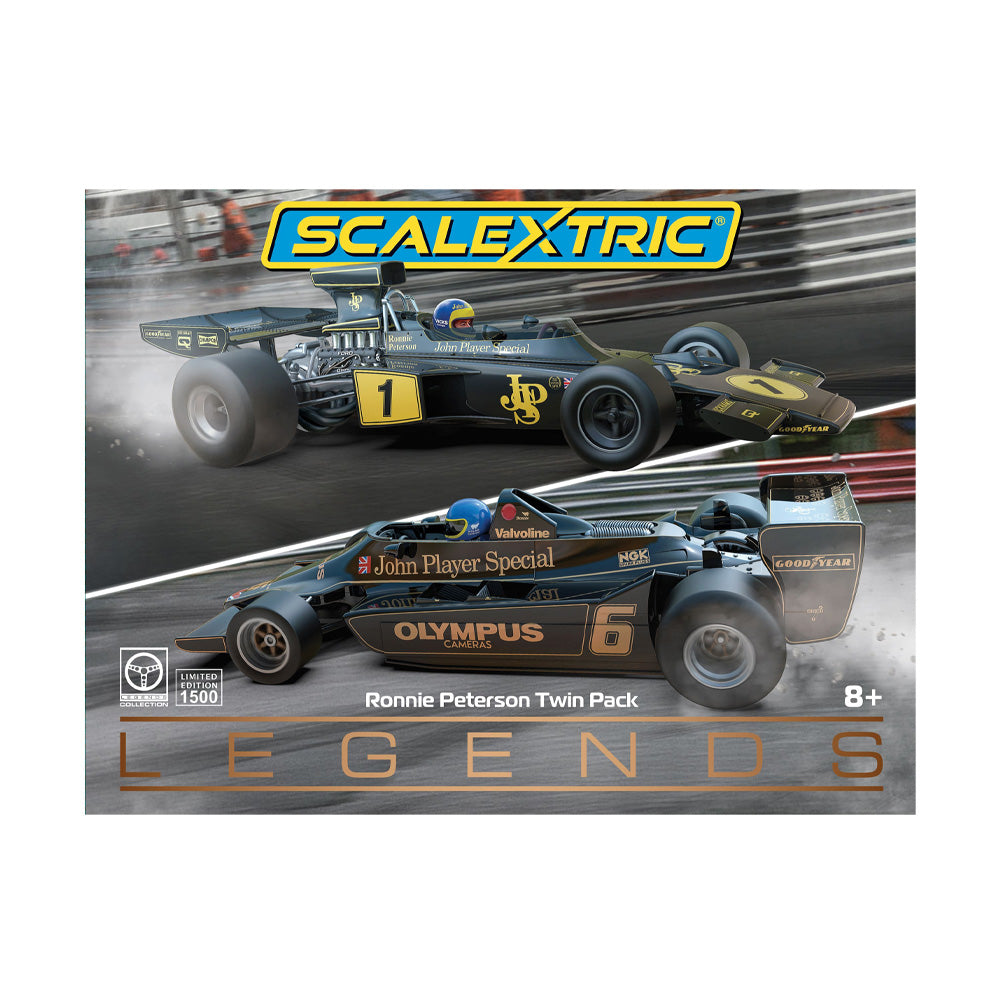 SCALEXTRIC 1/32 RONNIE PETERSON TWIN PACK LOTUS 72 AND 79 SLOT CAR