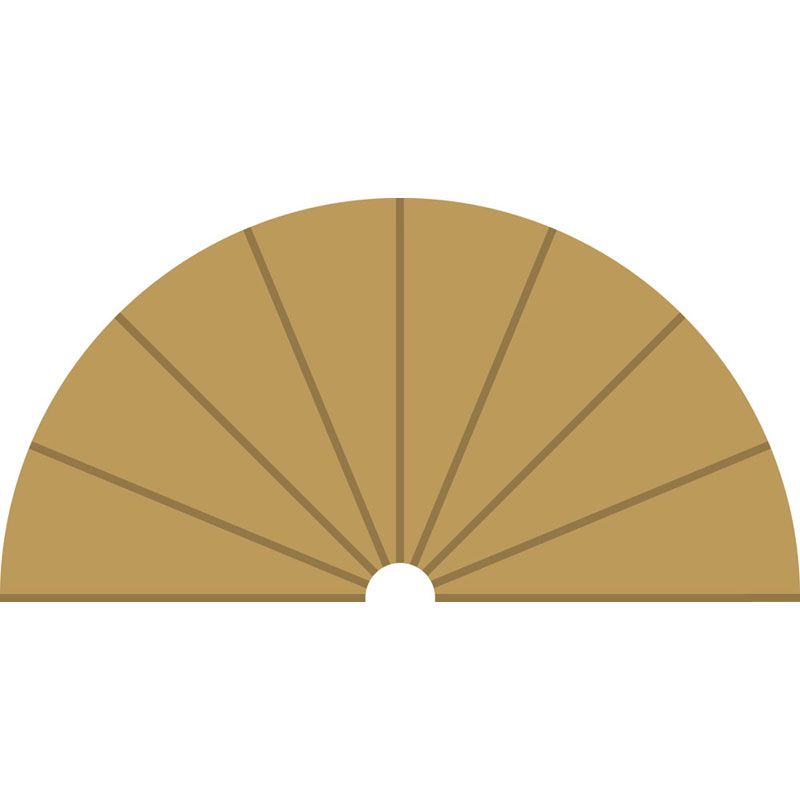 SCALEXTRIC RADIUS 1 INNER BORDERS 180 DEGREE X 2
