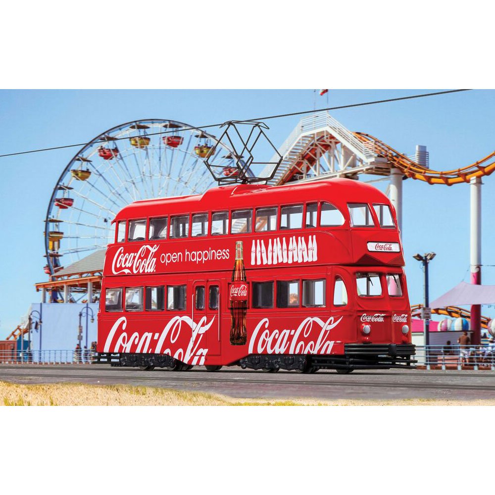 CORGI 1/76 COCA COLA DOUBLE DECKER TRAM
