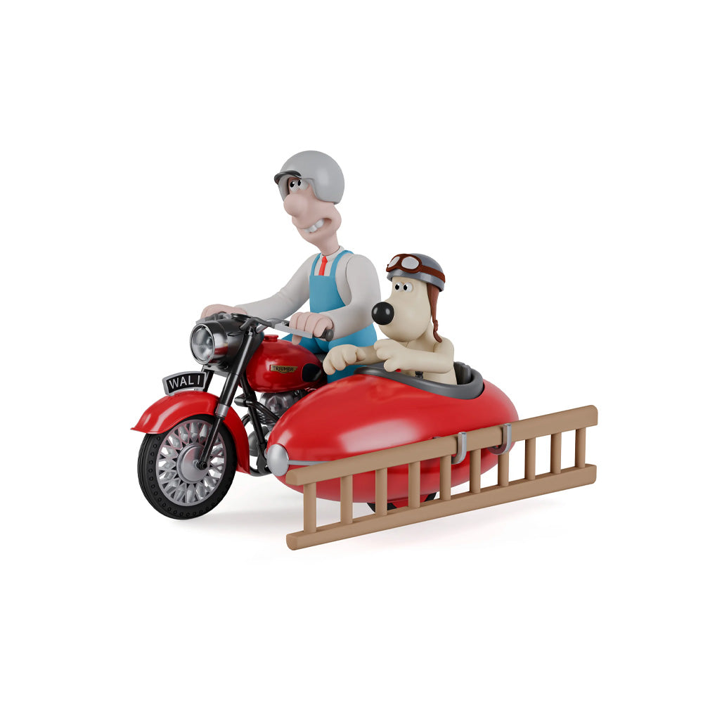 CORGI WALLACE & GROMIT MOTORCYCLE & SIDECAR - A CLOSE SHAVE