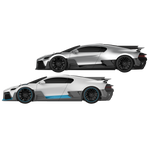 SCALEXTRIC 1/43 EVO BUGATTI OVERDRIVE SLOT CAR SET