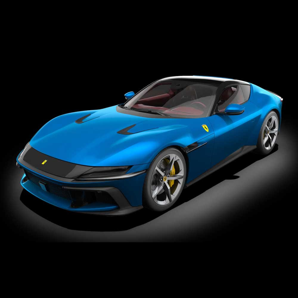 POCHER 1/8 FERRARI 12CILINDRI - BLU CORSA