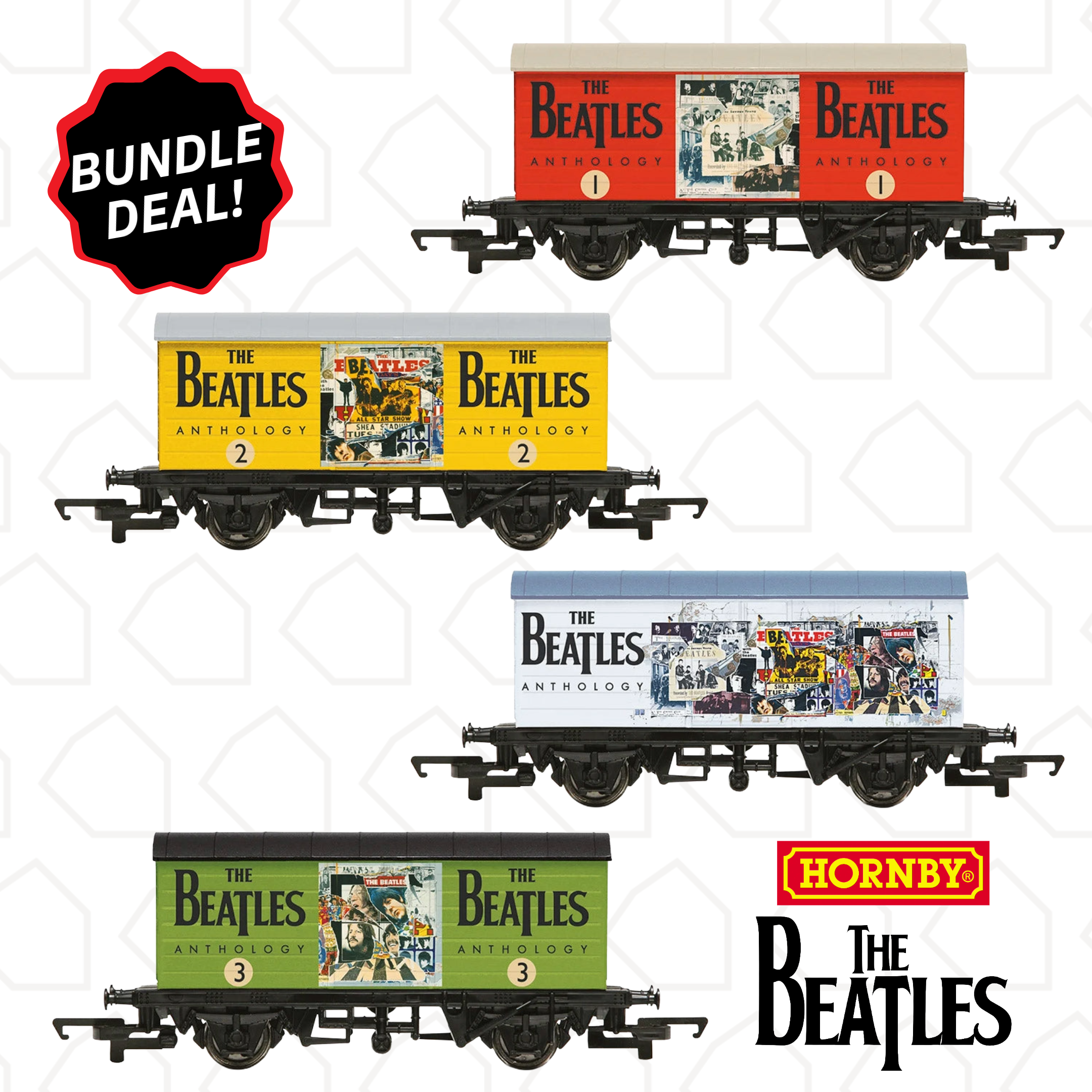 Hornby Beatles Anthology Wagon Bundle