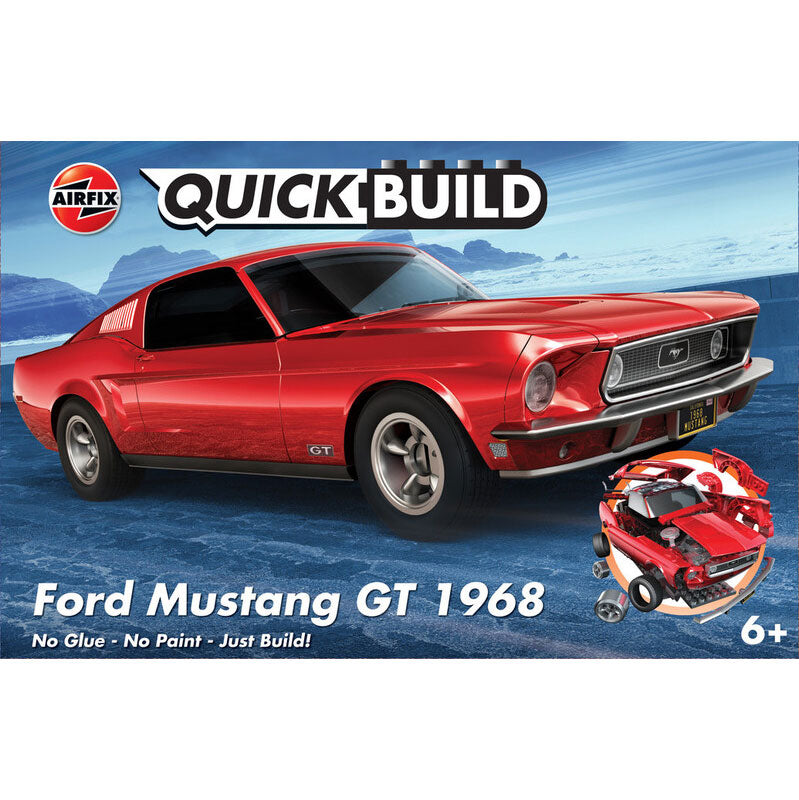 AIRFIX QUICKBUILD FORD MUSTANG GT 1968