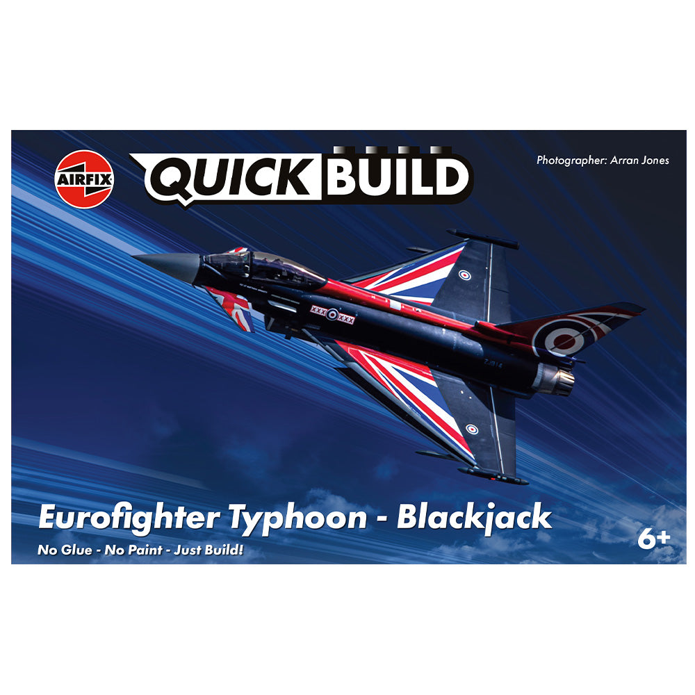 AIRFIX QUICKBUILD EUROFIGHTER TYPHOON - BLACKJACK