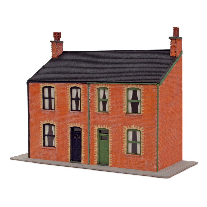 PECO LINESIDE OO/HO VICTORIAN LOW RELIEF HOUSE FRONTS – LASER CUT KIT