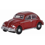 OXFORD 1/148 VW BEETLE - RUBY RED