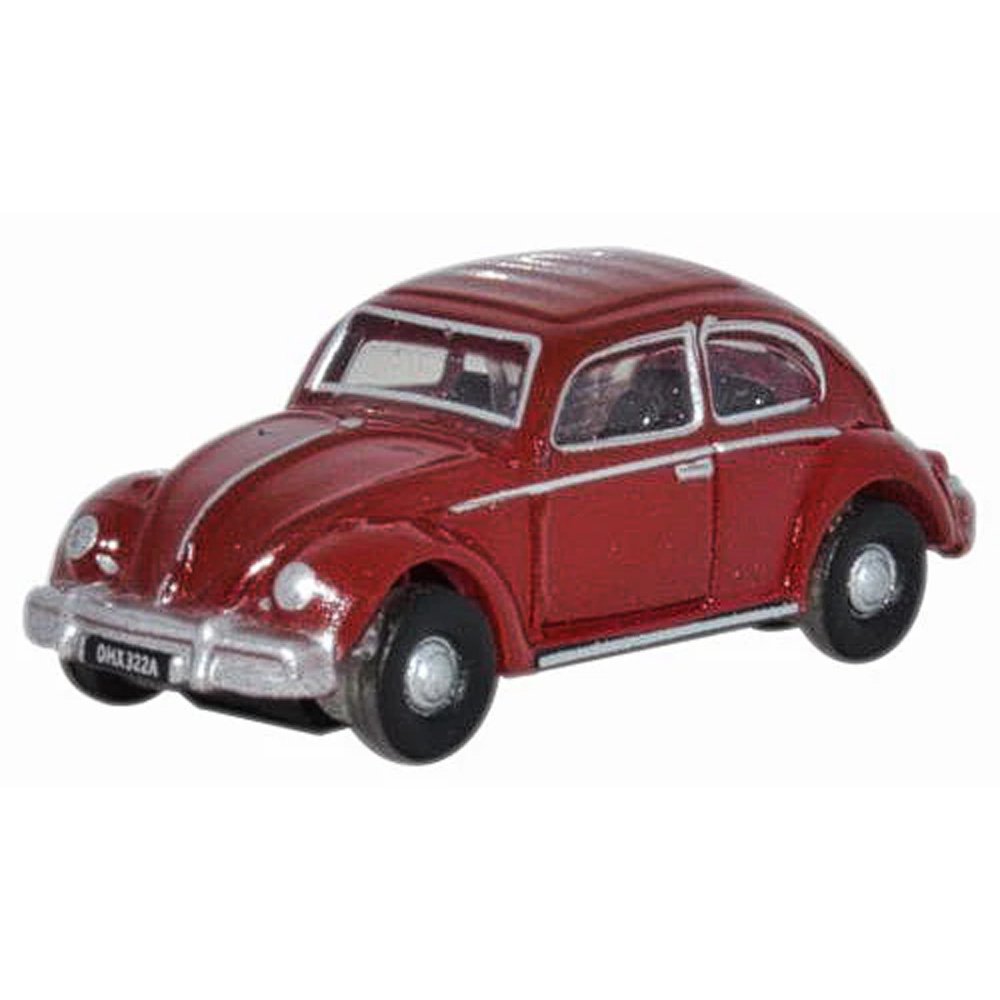 OXFORD 1/148 VW BEETLE - RUBY RED