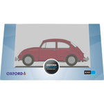 OXFORD 1/148 VW BEETLE - RUBY RED