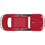 OXFORD 1/148 VW BEETLE - RUBY RED