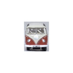OXFORD 1/148 VW T1 SAMBA BUS - SEALING WAX RED/BEIGE GREY